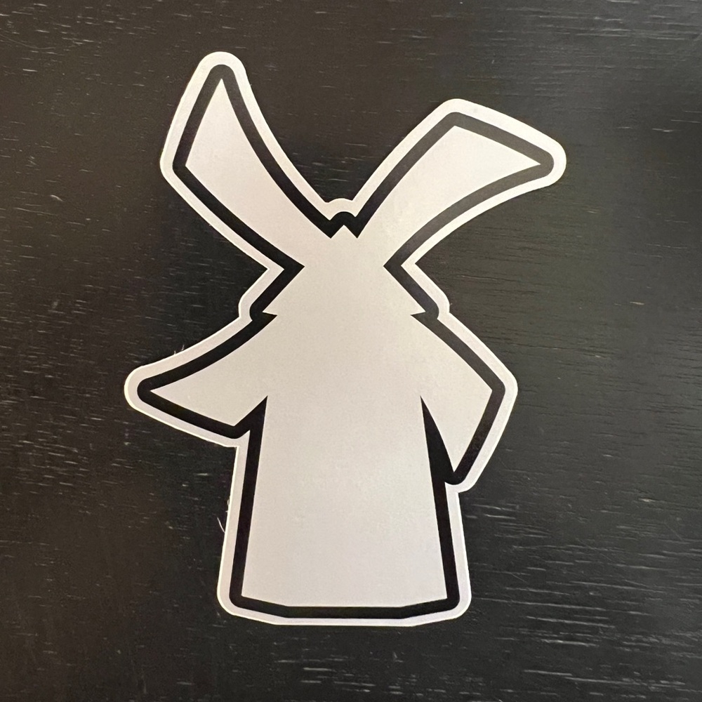 Dutch Bros small windmill sticker